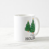 Mug Happy Holidays  (Devant droit)