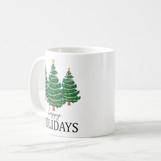 Mug Happy Holidays  (Devant gauche)