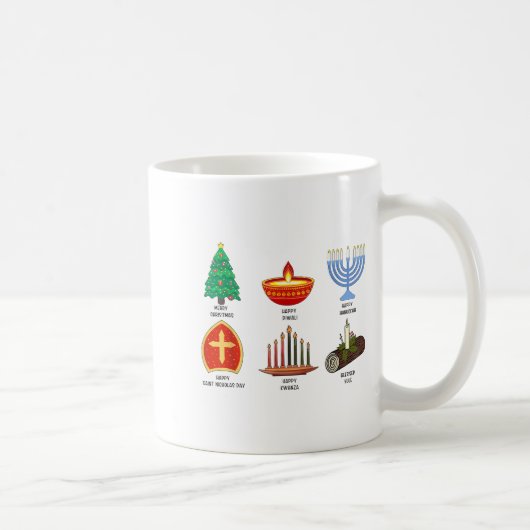 Mug Happy Holidays Around The World Multicultural Cele (Droite)