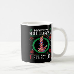 Mug Happy Holidaze Weed Ugly Sweater Christmas Tee