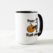Mug Happy Honk-oween drôle Canada oie Halloween (Devant droit)