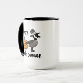 Mug Happy Honk-oween drôle Canada oie Halloween (Devant gauche)