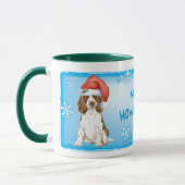 Mug Happy Howliday English Springer Spaniel (Gauche)