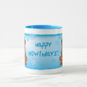 Mug Happy Howliday Irish Water Spaniel (Centre)