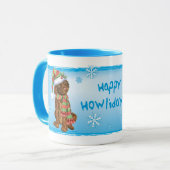 Mug Happy Howliday Irish Water Spaniel (Devant gauche)