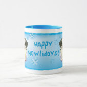 Mug Happy Howlidays Chin japonais (Centre)