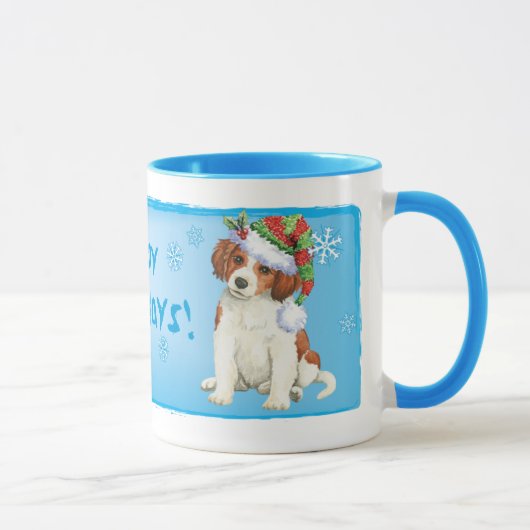 Mug Happy Howlidays Kooikerhondje (Droite)