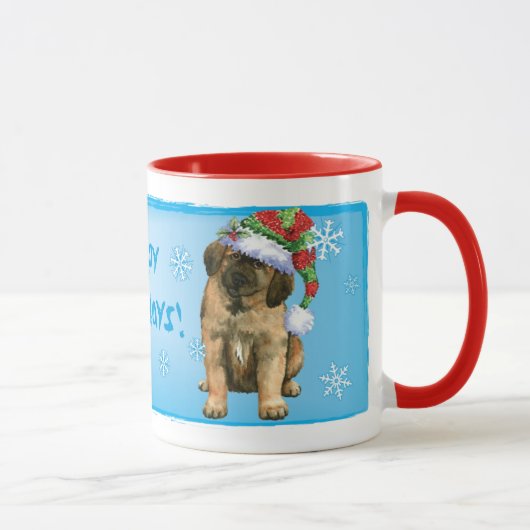Mug Happy Howlidays Leonberger (Droite)