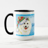 Mug Happy Howlidays Samoyed (Gauche)