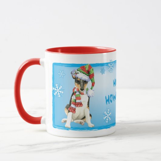 Mug Happy Howlidays Smooth Collie (Gauche)