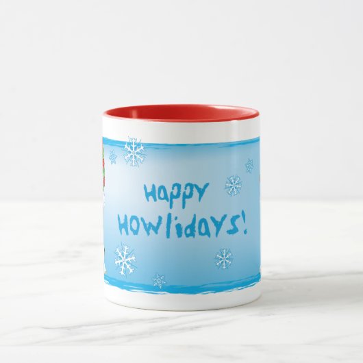 Mug Happy Howlidays Smooth Collie (Centre)