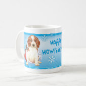 Mug Happy Howlidays Welshie (Devant gauche)