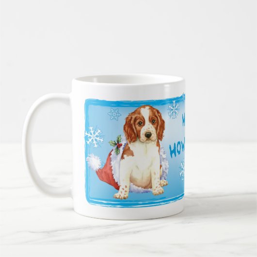 Mug Happy Howlidays Welshie (Gauche)