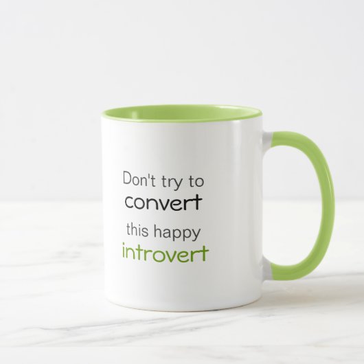 Mug Happy Introvert (Droite)