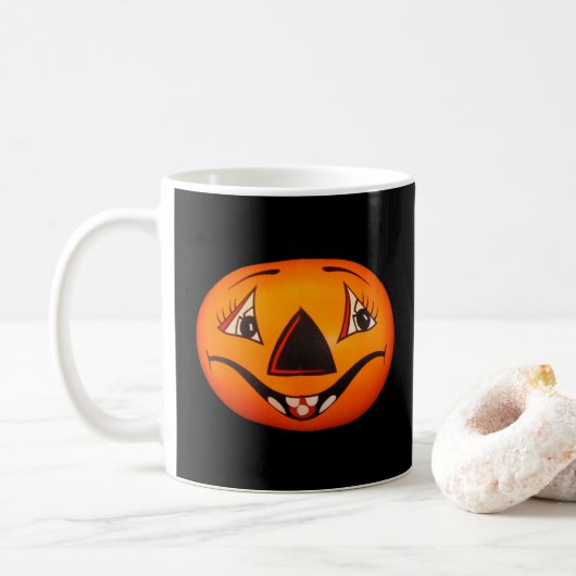 Mug Happy Jack O’ Lantern Halloween (Avec donut)