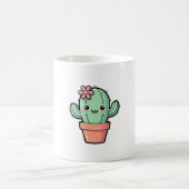 Mug Happy Kawaii Cactus – Cute Illustration (Centre)