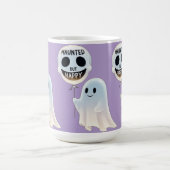 Mug Happy Kawaii Ghost with Skull Balloon (Centre)