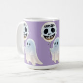Mug Happy Kawaii Ghost with Skull Balloon (Devant gauche)