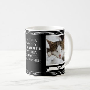 Mug Happy Kitty Chat Photo personnalisée