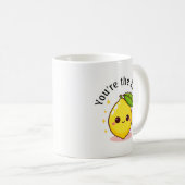 Mug Happy Lemon Vous êtes le Zest Personnalisé (Devant droit)