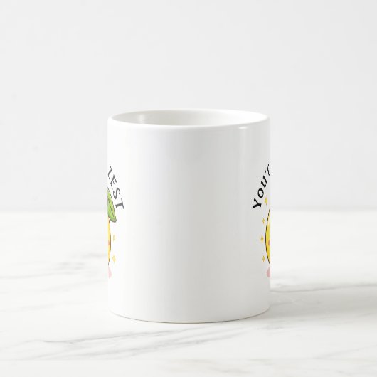 Mug Happy Lemon Vous êtes le Zest Personnalisé (Centre)