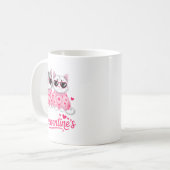 Mug Happy Meowentine’s Cute Romantic Cats Couple Valen (Devant gauche)