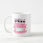 Mug Happy Meowentine’s Cute Romantic Cats Couple Valen (Gauche)
