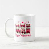 Mug Happy Meowentines Cute Valentine Cats Love Funny C (Gauche)