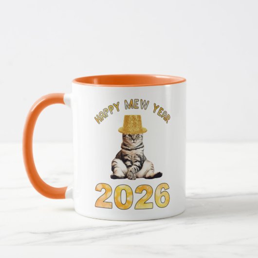 Mug Happy Mew Year 2026 (Gauche)
