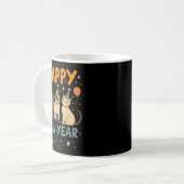 Mug Happy Mew Year Cat Party  (Devant gauche)