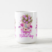 Mug Happy Mother day Flower bouquet (Centre)