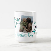 Mug Happy Mother's Day Butterfly Cute Photo  (Centre)