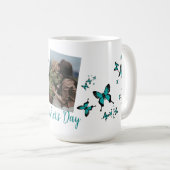 Mug Happy Mother's Day Butterfly Cute Photo  (Devant droit)