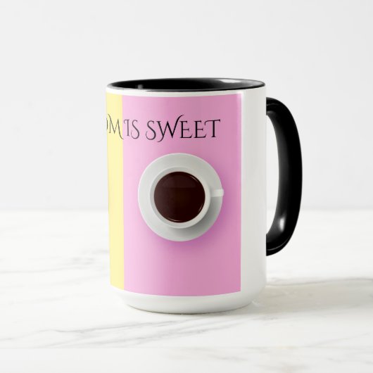 MUG "HAPPY MOTHER'S DAY" CAFÉ OU BOUG À THÉ. (Devant droit)