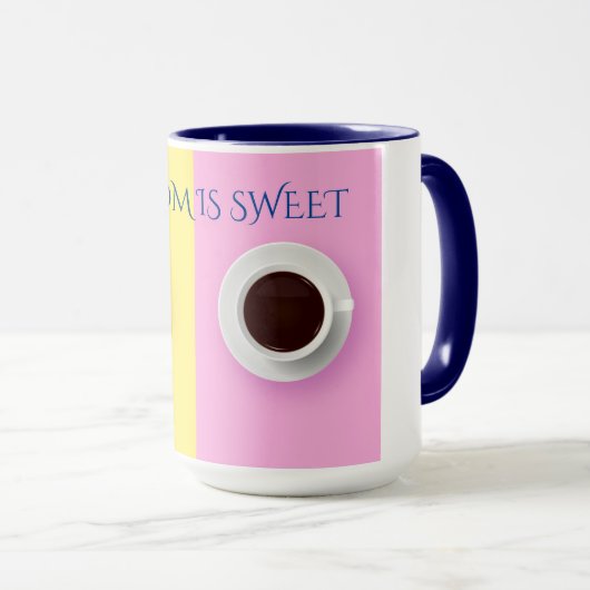 MUG "HAPPY MOTHER'S DAY" CAFÉ OU BOUG À THÉ. (Devant droit)