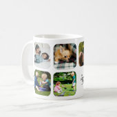 Mug Happy Mothers Day love you mom photo collage white (Devant gauche)
