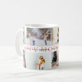 Mug Happy Mother's Day Pink Photo Collage (Devant gauche)