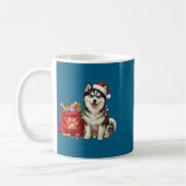 Mug Happy Msky Christmas Lights Dog Mom Msky (Gauche)