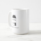 Mug Happy New Home Moving New House Quote (Devant gauche)