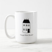 Mug Happy New Home Moving New House Quote (Gauche)
