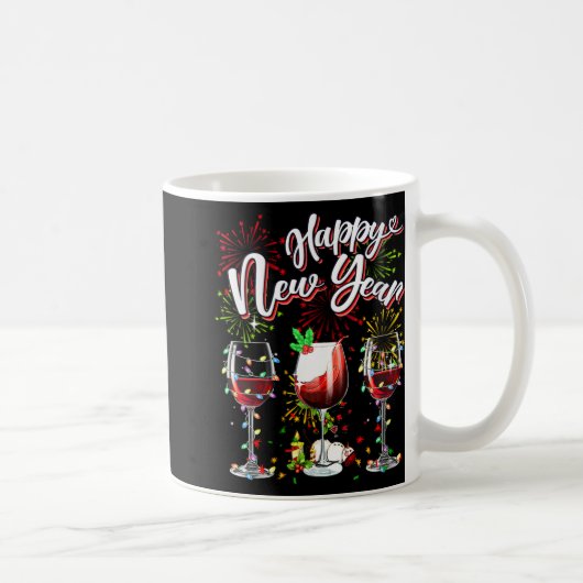 Mug Happy New Year 2024 New Years Eve Fireworks Gles O (Droite)
