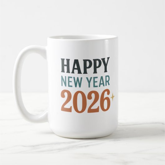 Mug Happy New Year 2026 (Gauche)
