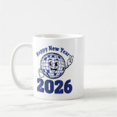 Mug Happy New Year 2026 Celebration Design  (Gauche)