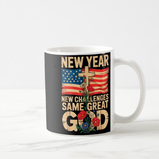 Mug Happy New Year 2026 Christian Challenges Same Grea (Droite)