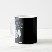 Mug Happy New Year 2026 Disco Ball Celebration  (Devant gauche)