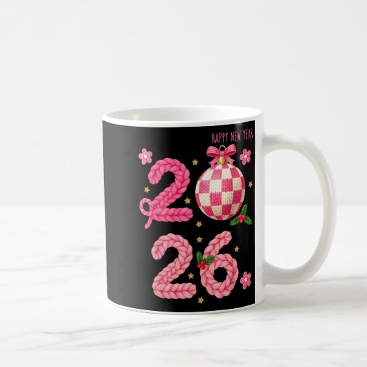 Mug Happy New Year 2026 Family Matching Crochet Men Wo (Droite)