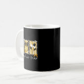 Mug Happy New Year 2026 Gold Coquette Bow Disco Ball C (Devant gauche)