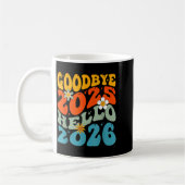 Mug Happy New Year 2026 Goodbye 2025 Hello 2026  (Gauche)