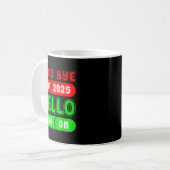 Mug Happy New Year 2026 Goodbye 2025 Hello 2026 Matchi (Devant gauche)