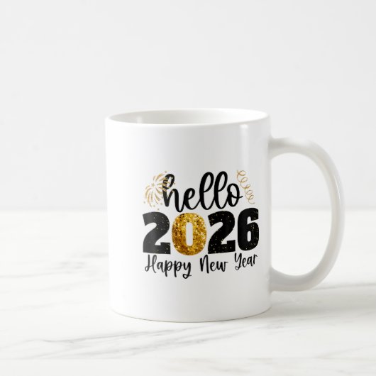 Mug Happy New Year 2026 New Year Party Friends Family (Droite)